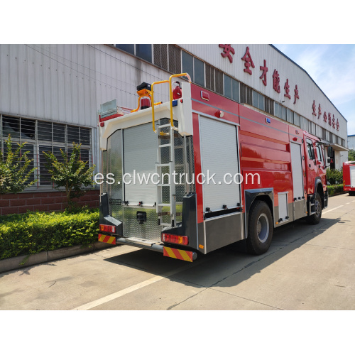 Nuevo camión de bomberos de espuma de agua HOWO SINOTRUCK 340HP